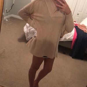 Hooded oversized sweater